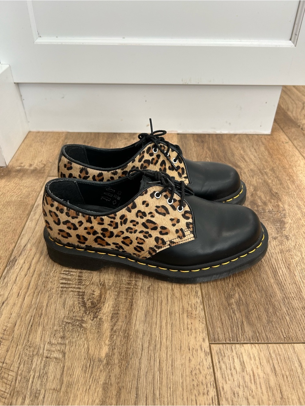 Dr. martens 1461 leopard print Oxford shoes